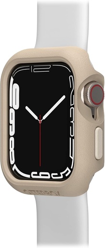 Carcasa de protectie OtterBox All Day Watch pentru Apple Watch Series 9/8/7 - 41 mm, rezistenta la socuri, caderi, eleganta, pentru Apple Watch, protejeaza ecranul si marginile, bej