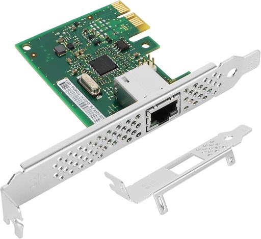 Placa de retea Ethernet Euqvos PCIe pentru chipset Intel I210-T1 I210, PCIe 2.1 x1 1Gb, cu un singur port RJ45, suporta Windows Server/Windows/Linux/VMware/ESX