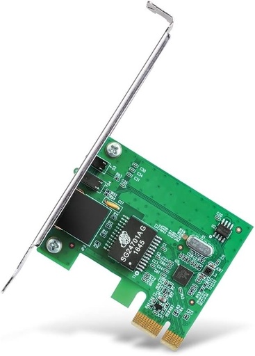Adaptor de retea TP-Link Gigabit PCI Express, interfata PCIe pe 32 de biti, suporta sistemele de operare Windows 11/10/8.1/8/7/Vista/XP, suport cu profil redus (TG-3468)