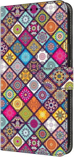 Husa de telefon pentru Xiaomi Redmi Note 14 Pro 5G / Note 14 Pro+ 5G, husa din piele PU cu clapa, inchidere magnetica, rezistenta la socuri, slot pentru card, husa de protectie pliabila cu design cu model - piele florala