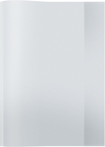 HERMA 7490 Coperte transparente pentru carti A4, 25 de bucati, folie de polipropilena durabila si usor de sters, set de protectii transparente pentru caiete scolare, incolore