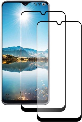Folie de protectie ecran iGlobalmarket pentru Samsung Galaxy A40S, sticla securizata, fara bule, ecran complet, duritate 9H, rezistenta la zgarieturi, 2 bucati