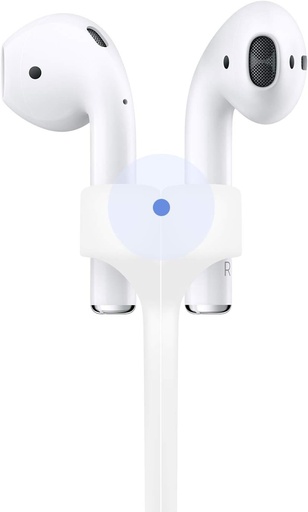 Curea magnetica anti-pierdere compatibila ABCOOL pentru AirPods 1, 2, 3 Pro, colorata, moale, curea sport cu snur, conector cablu silicon pentru alergare, cablu de gat cu gel de siliciu