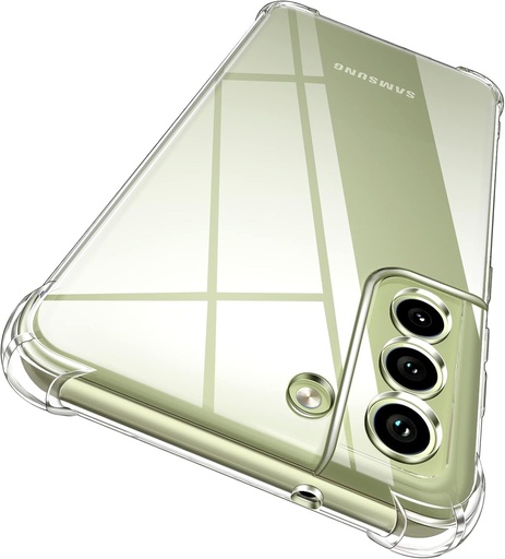 Carcasa transparenta din silicon ivoler pentru Samsung Galaxy S21 FE 4G / 5G (nu este pentru Samsung Galaxy S21) cu colturi de protectie rezistente la socuri, carcasa de protectie transparenta, carcasa flexibila din TPU transparenta, rezistenta la zgarieturi