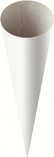 Conuri scolare Baier & Schneider Heyda 204870035, semifabricate, con pentru frati (inaltime 35 cm, diametru 11 cm, carton, 380g/m²), alb