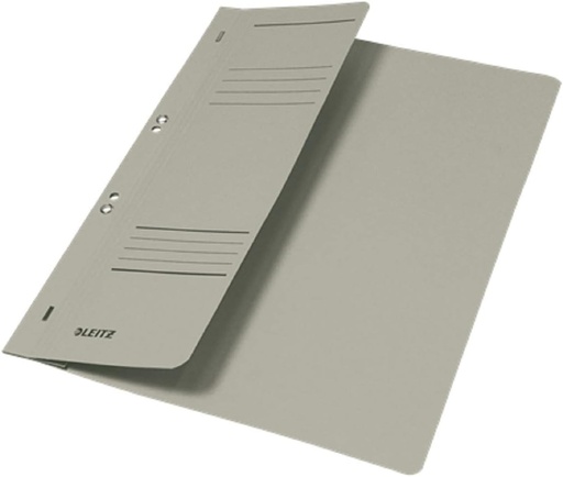 Dosare cu ochiuri LEITZ din carton Manilla - Dimensiune A4 - Gri - 1 bucata - 37400085